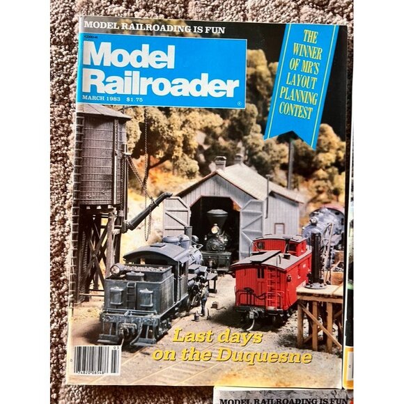 Vintage Model Railroader Magazines 1983 Issues: December March October - Picture 2 of 7